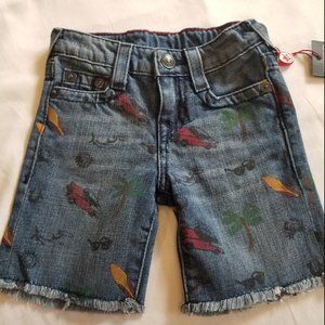 New True Religion Geno cut off shorts